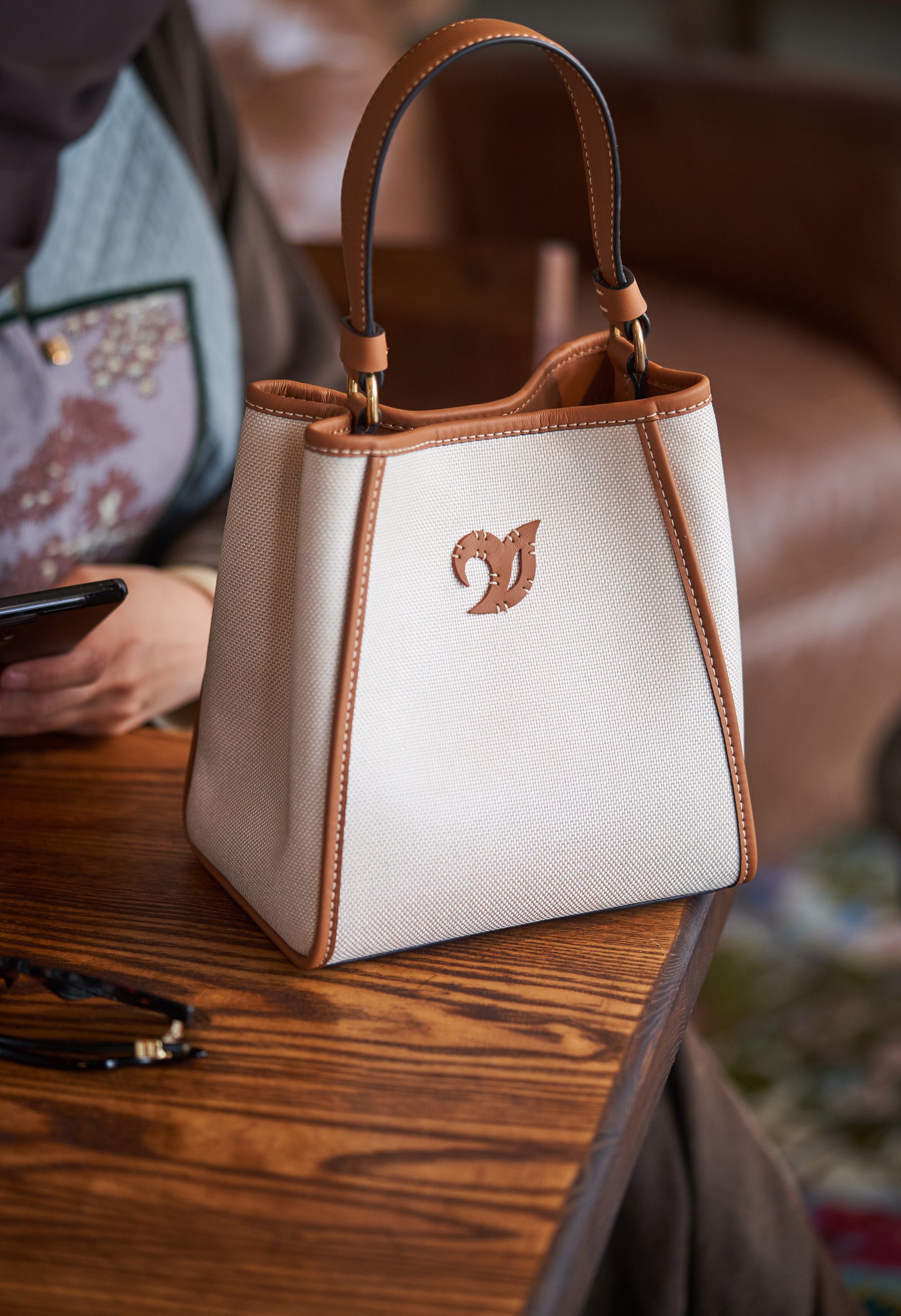 Tetragon Bucket Bag