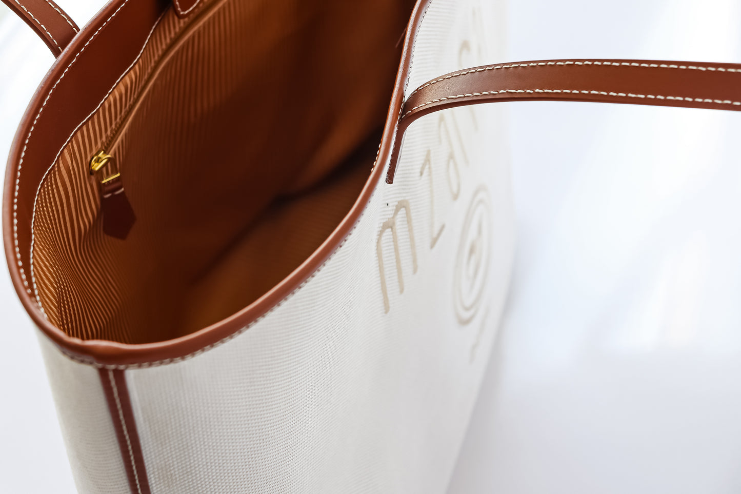 Mzarrai Tote Bag -Tan Brown