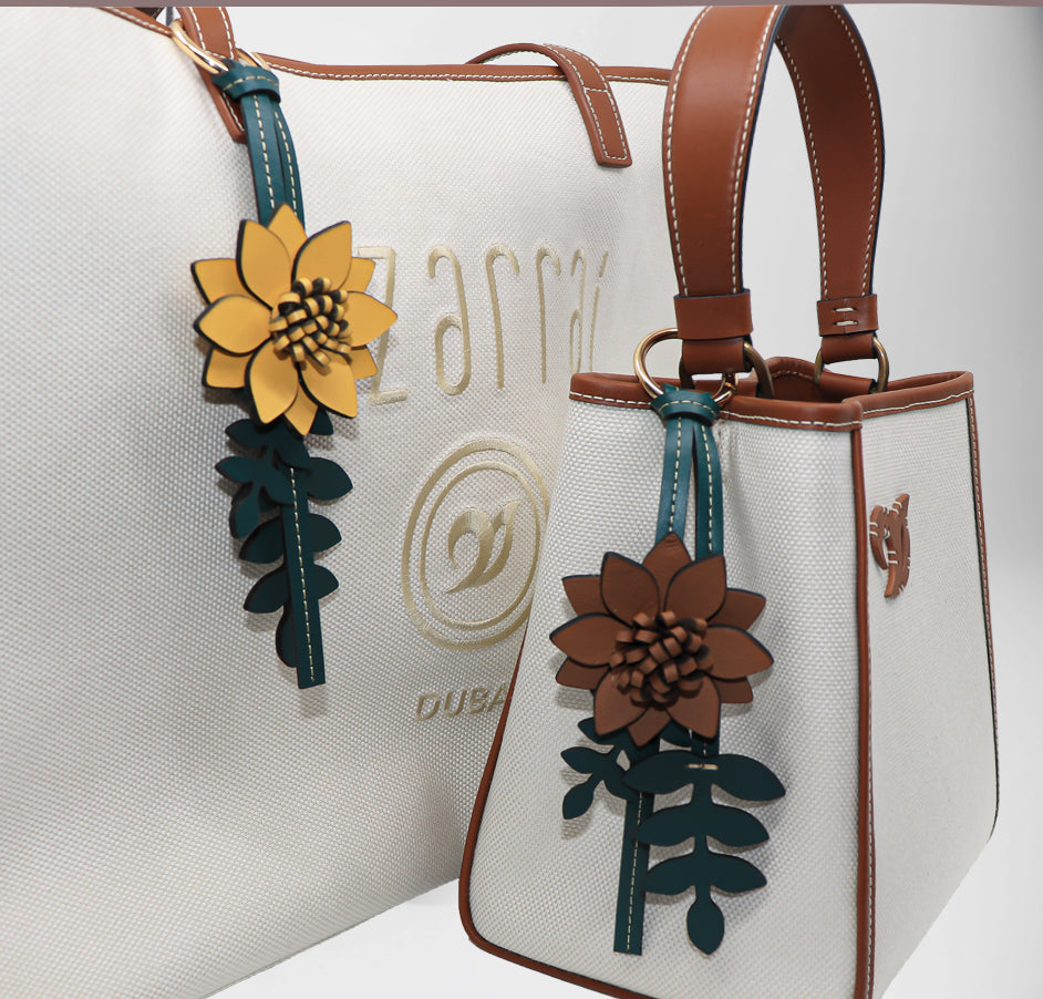 bloom bag charm - yellow