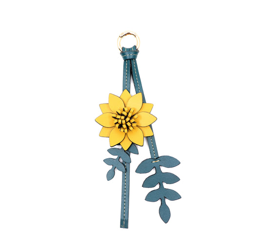 bloom bag charm - yellow